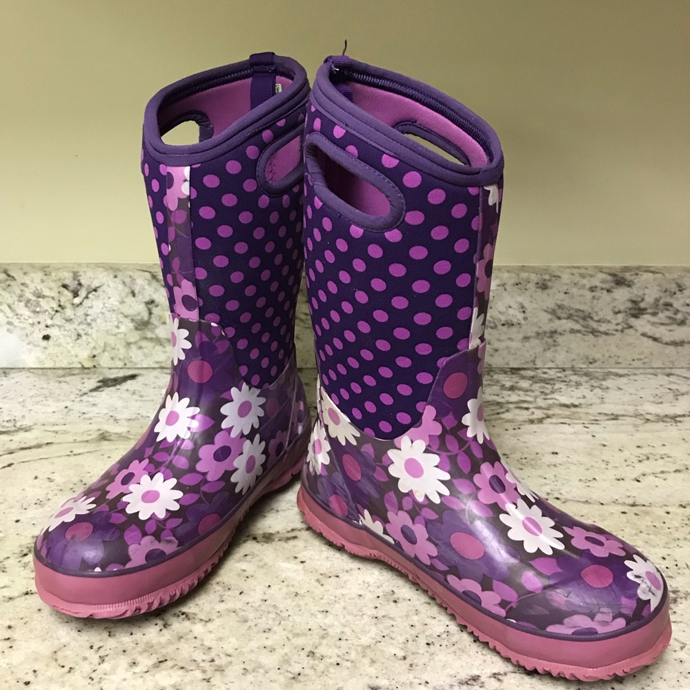 Purple Bogs Winter boots